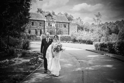 Whirlowbrook Hall Bride and Groom