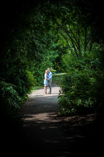 Botanical Gardens Sheffield Engagement Photography