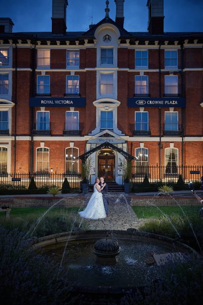 Bride and Groom at the Royal Victoria Hotel Sheffield