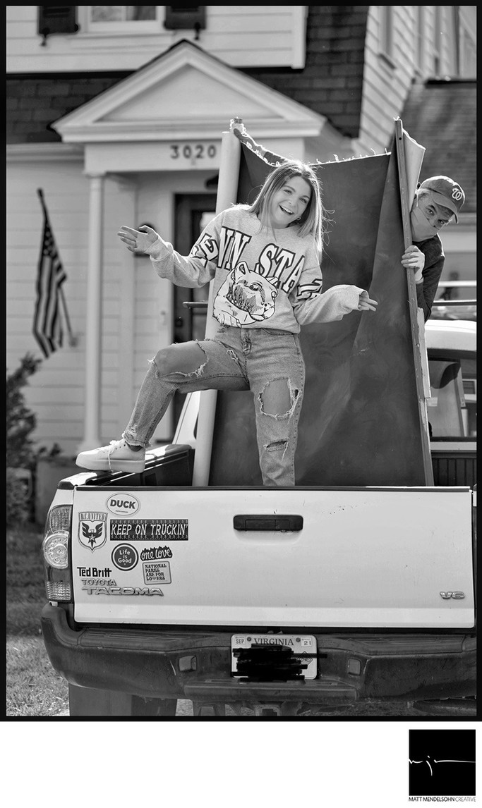 Funny Senior Portrait