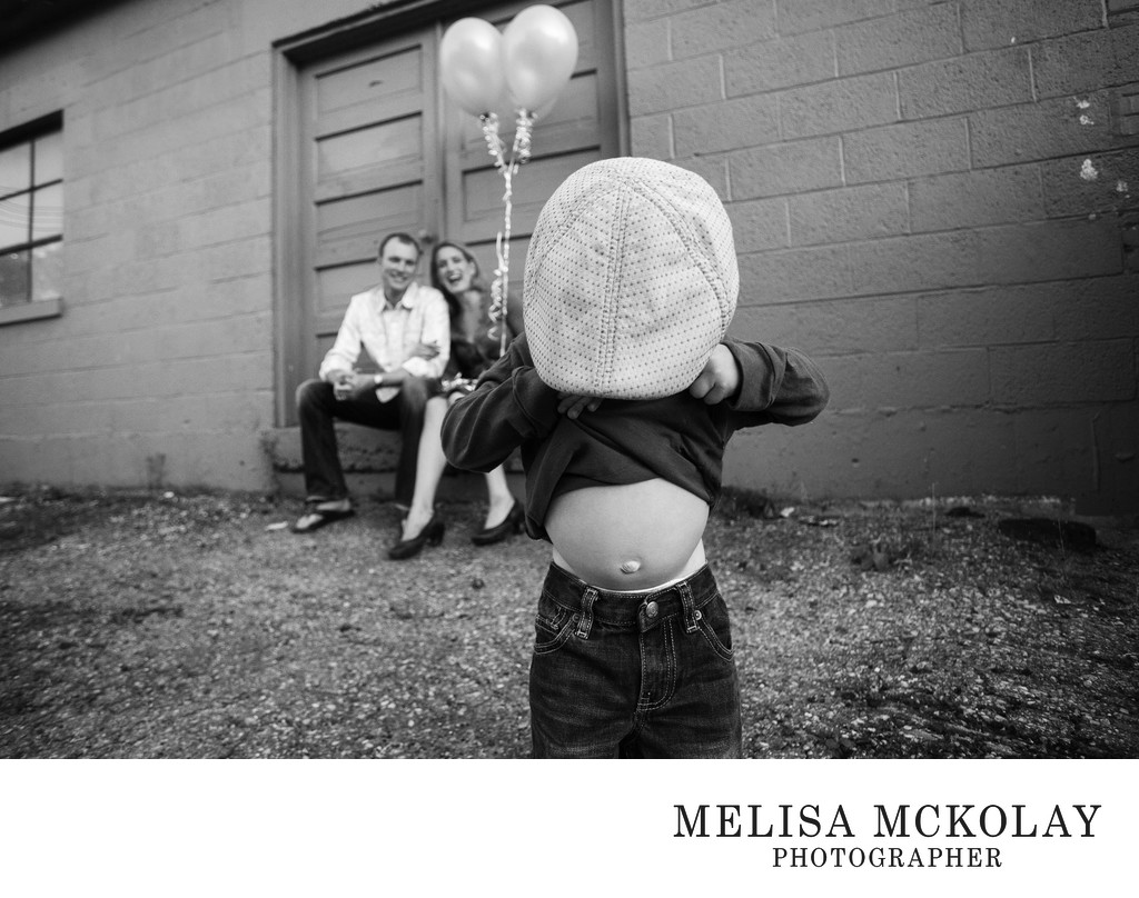 Where's Your Belly? | Urban Family Portrait | TC, MI