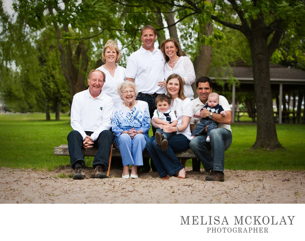 4 Generations | Family Reunion Portrait | Northern MI