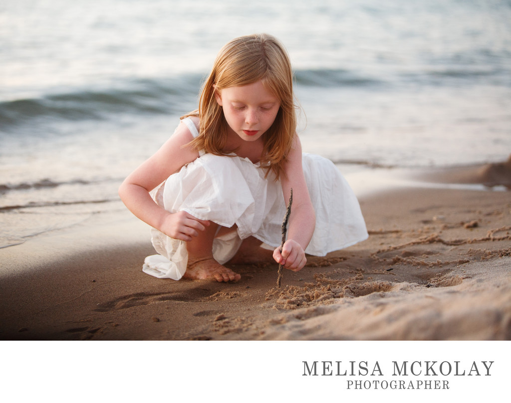 Innocence | Documentary Beach Portrait | Northern MI 