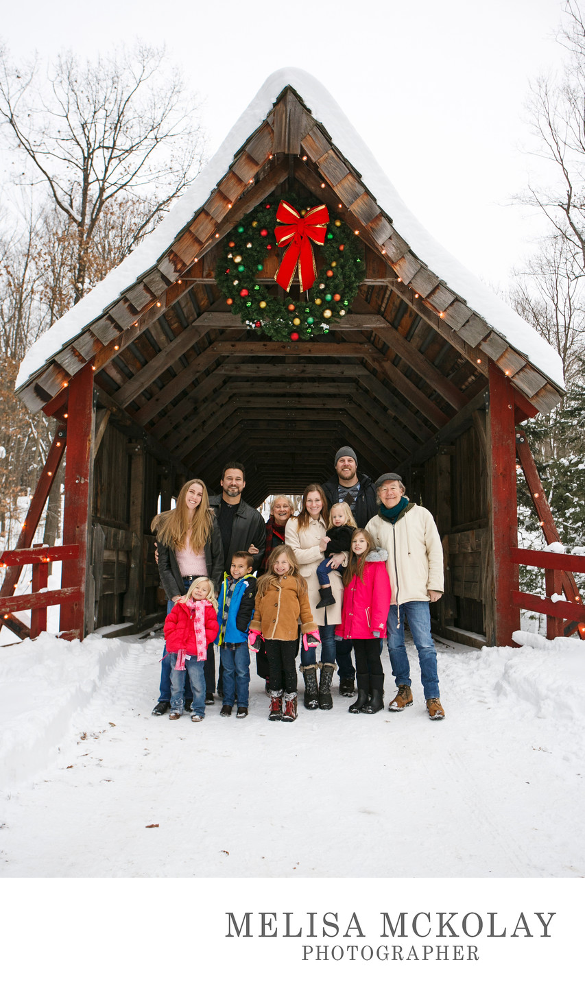 Merry Christmas | Holiday Family Portrait | Northern MI