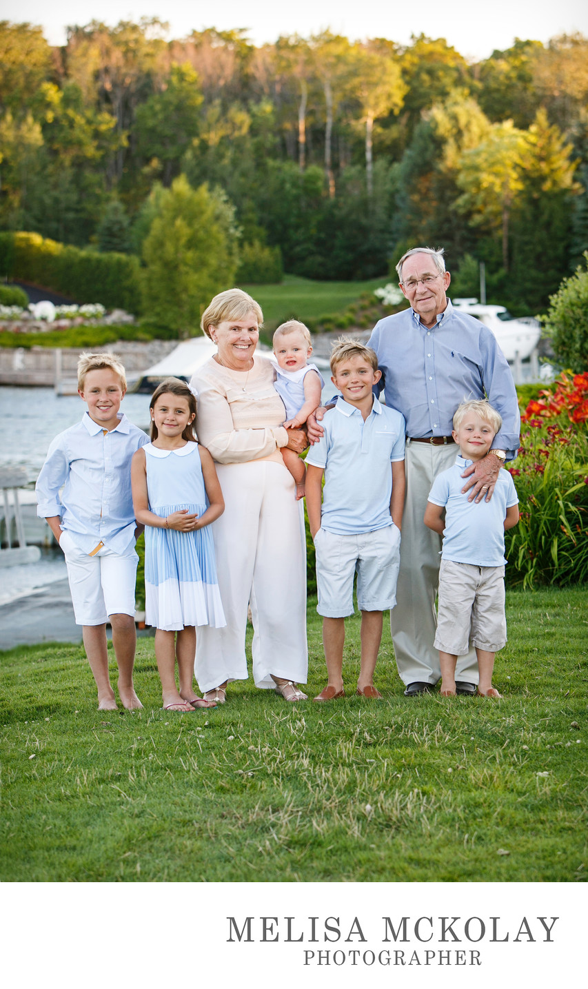 Grandkids | Family Reunion Portrait | Bay Harbor, MI