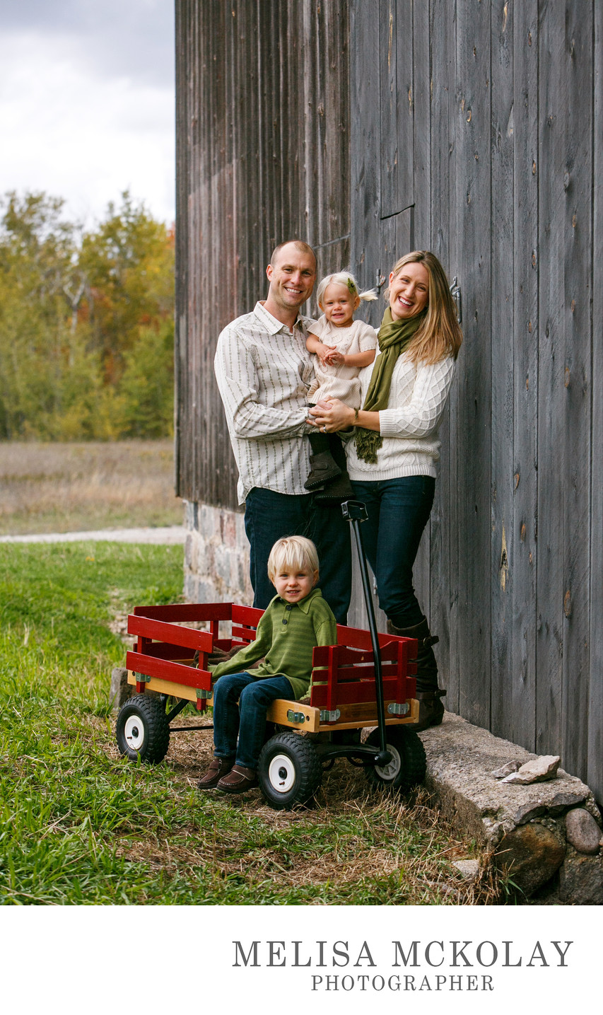 Rustic | Fall Family Portrait | Northern Michigan