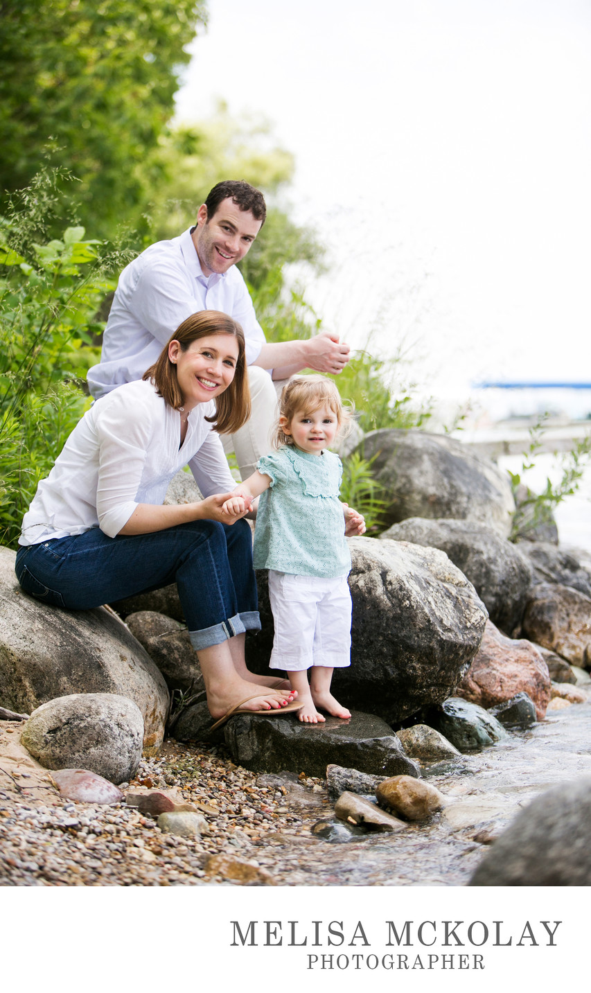 Happy Place | Family Vacation Portrait | Torch Lake, MI