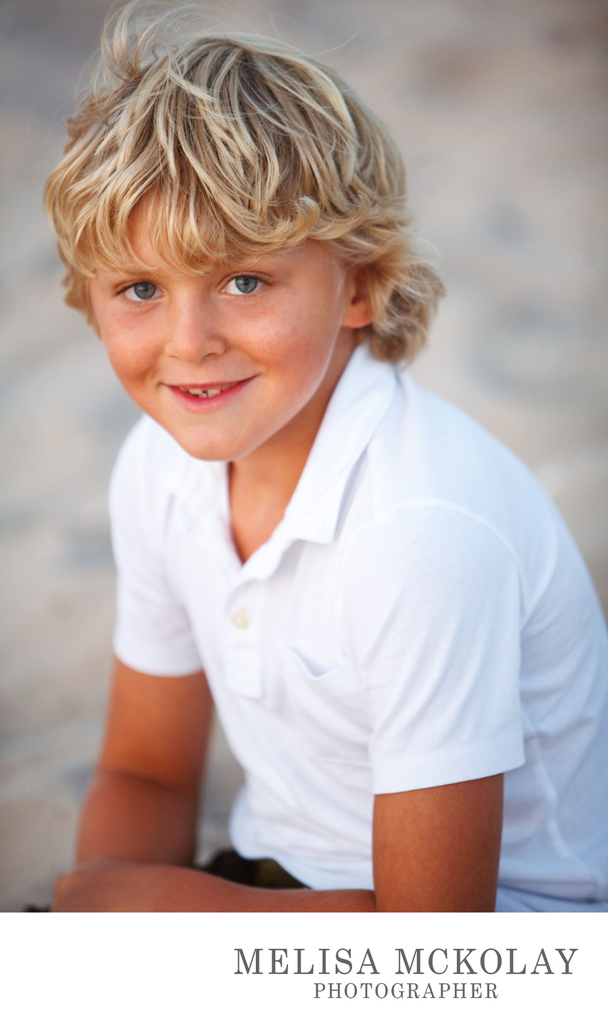Beach Blonde | Outdoor Child Portrait Photography | TC