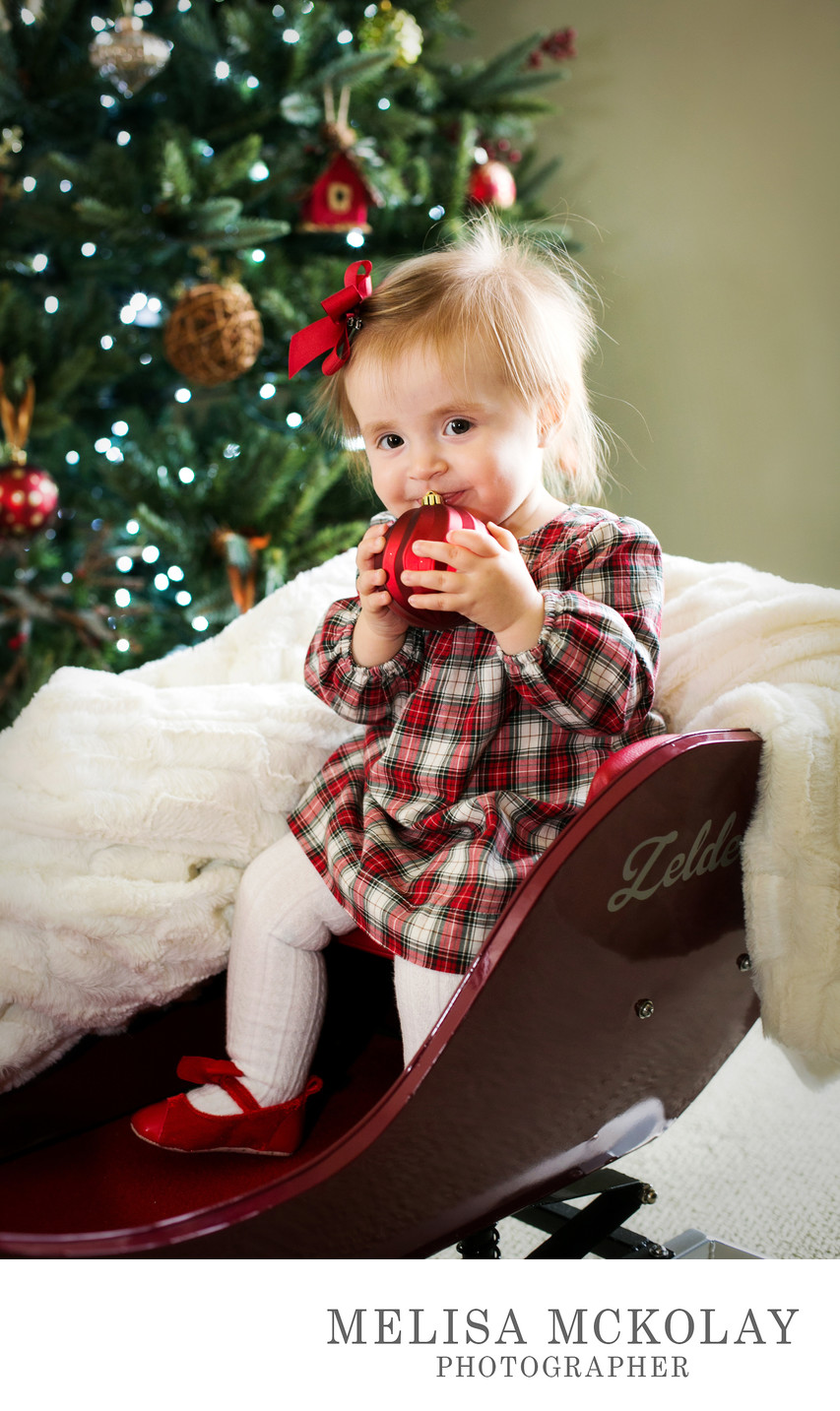 Merry Christmas Baby | Holiday Portrait Session | TC