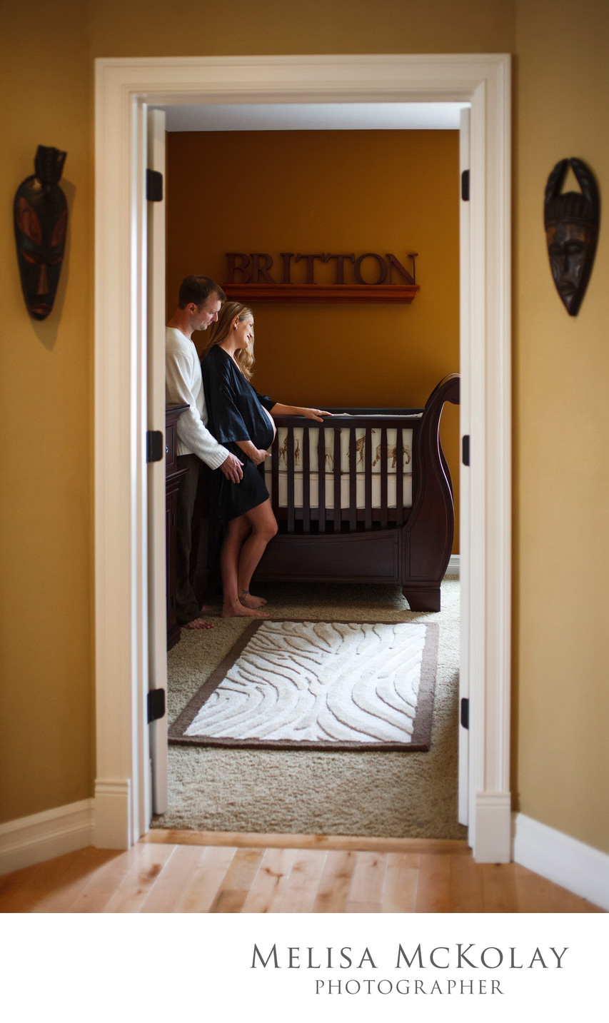 At-Home Maternity Session | Traverse City