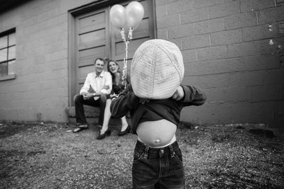 Where's Your Belly? | Urban Family Portrait | TC, MI