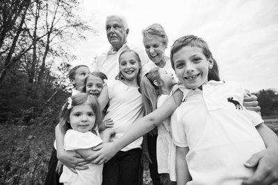 Group Hug | Grandparents Family Photo | Traverse City  