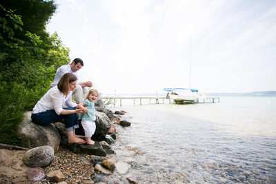 She Loves The Water | Family Portrait | Northern Mi
