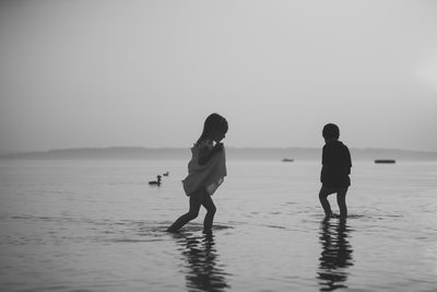 Wading | Fine Art Portrait Photography | Northern MI