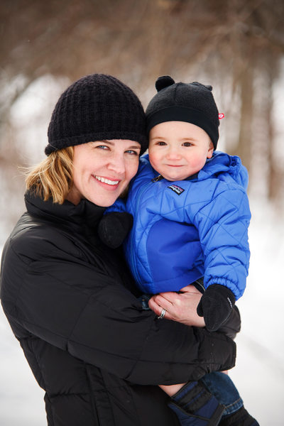 Mommy & Me | Winter Family Portrait Photography | NMi