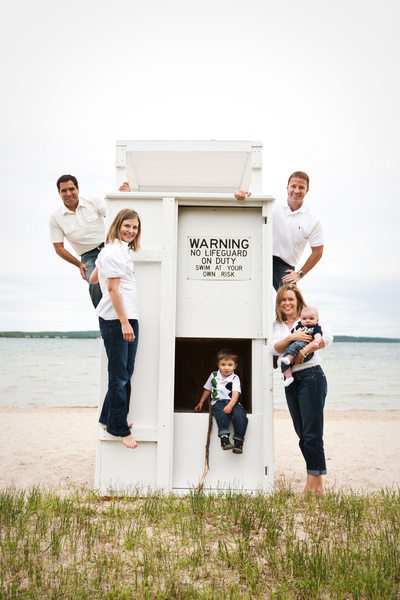 On Guard | Unique Family Portraits | Lake Charlevoix   