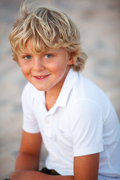 Beach Blonde | Outdoor Child Portrait Photography | TC