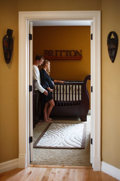 At-Home Maternity Session | Traverse City