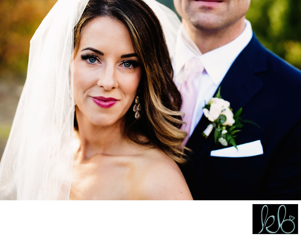Close up Portrait of Married Couple at the Hart House