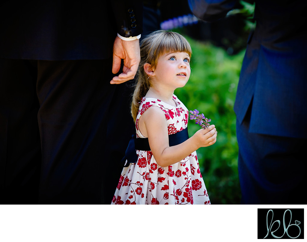 Girl At Wedding Ceremony in Aldergrove