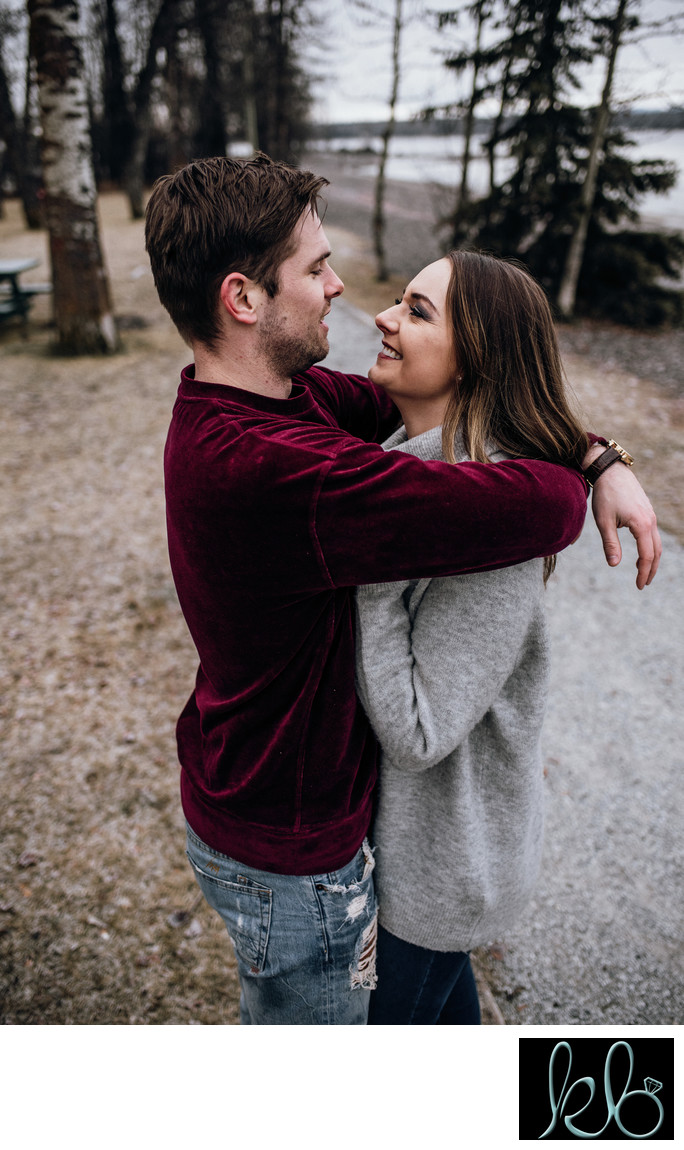 Cute and Cozy Winter Engagement