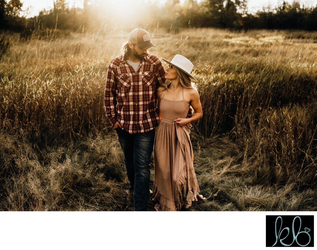Best Sunset Photography in Langley of Couple