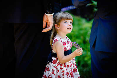 Girl At Wedding Ceremony in Aldergrove