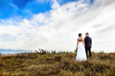 Grand Landscape Picture of Married Couple