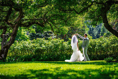 Wedding Ceremony at Starling Lane Vineyard