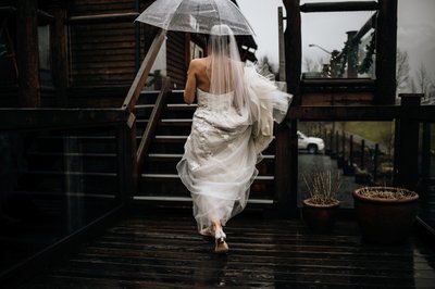 Rainy Wedding at the Fraser River Lodge