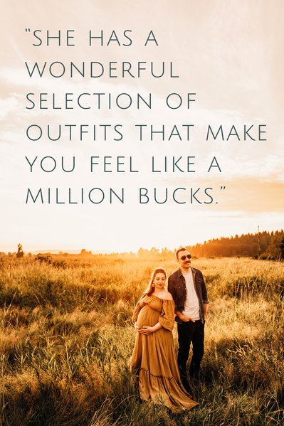 Golden Hour Maternity Photos