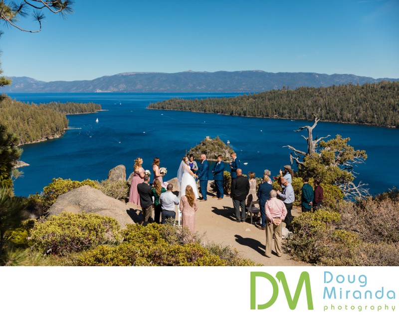 Emerald Bay Wedding Ceremony Photos