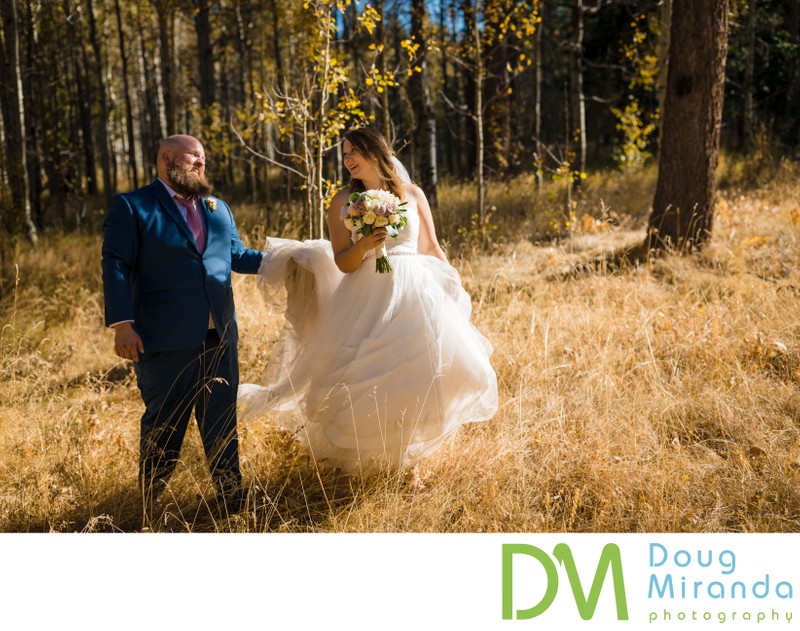 Lake Tahoe Fall Elopement Photograph