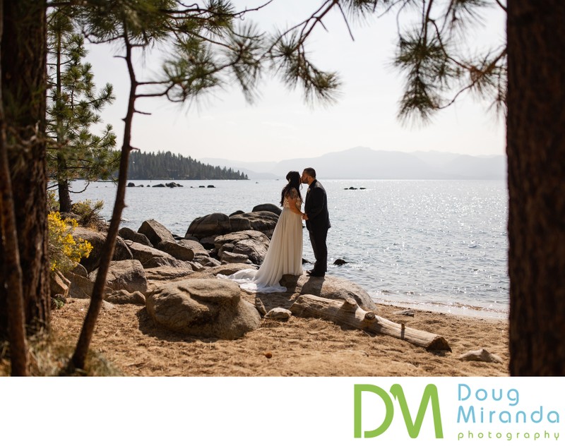 Zephyr Cove Lake Tahoe Elopement Photos