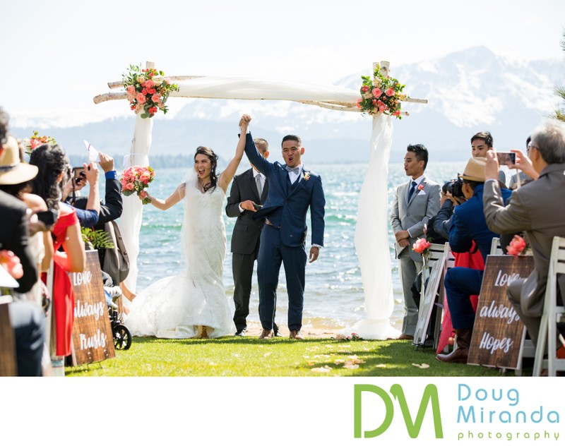 Edgewood Tahoe Wedding Ceremony Photographers