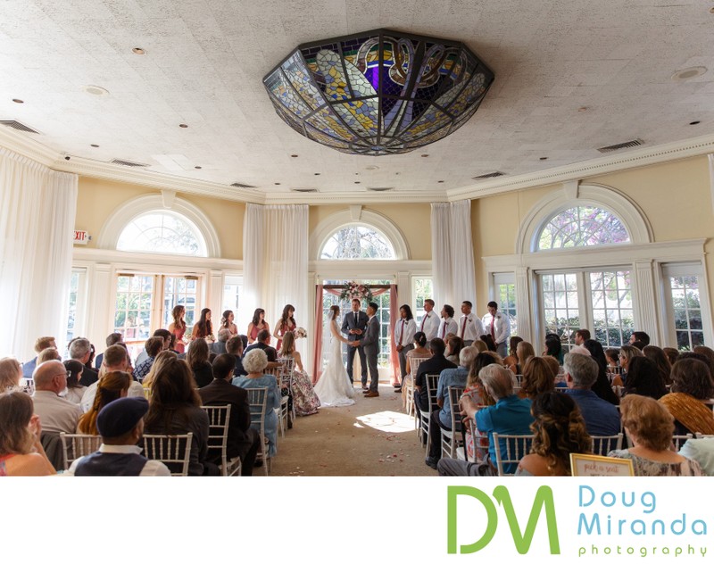 Vizcaya Sacramento Wedding Indoor Ceremony