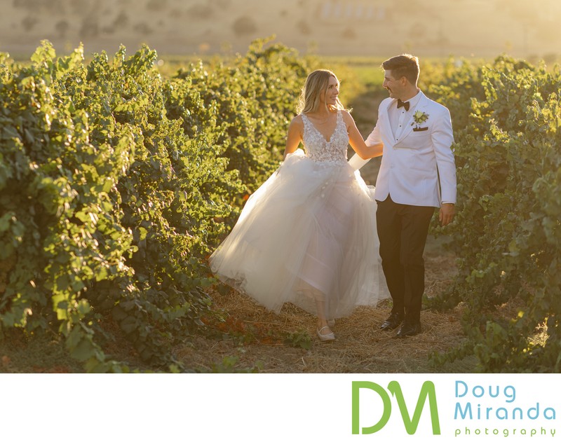 Suisun Valley Inn Wedding Sunset Photo 