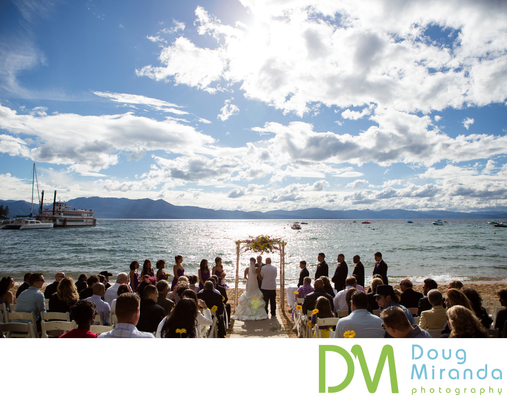 Beach Weddings in South Lake Tahoe
