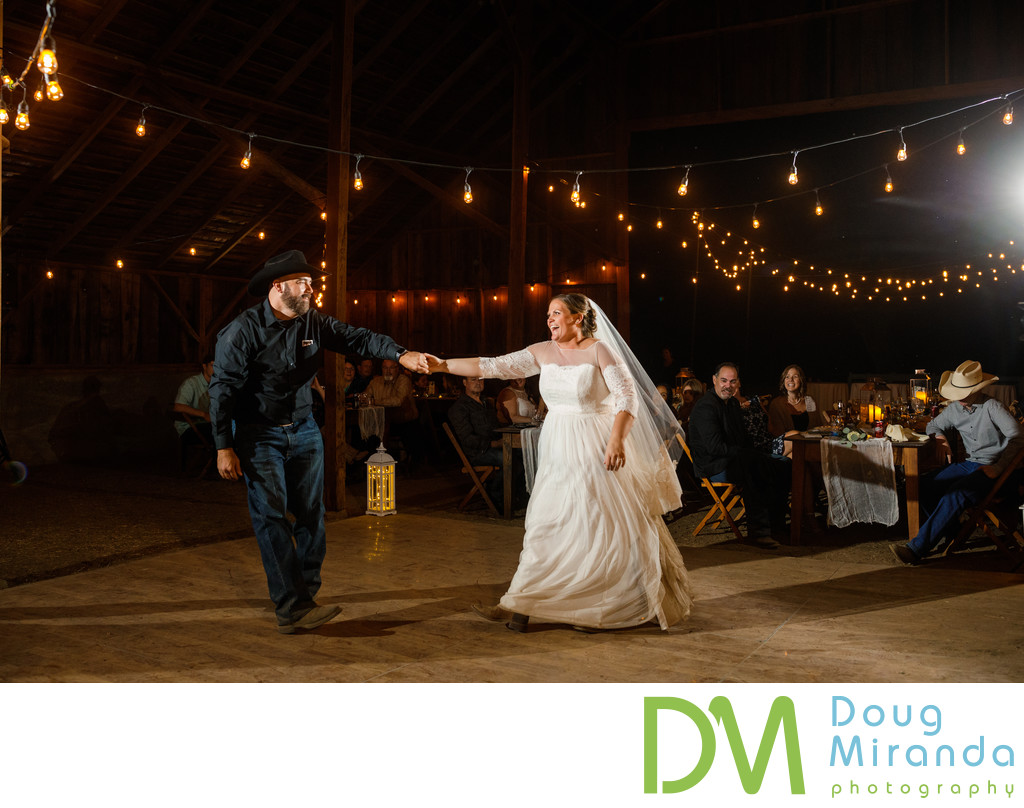 Yolo Land and Cattle Company wedding reception photos
