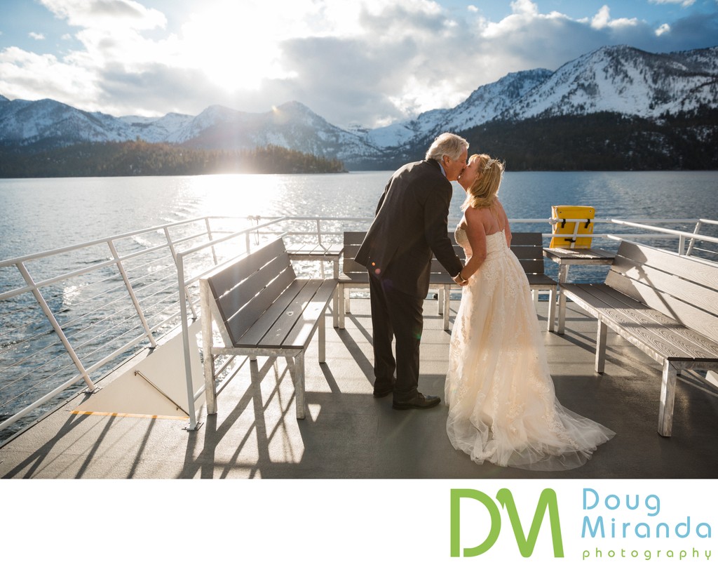 Tahoe Paradise Boat Wedding Photography
