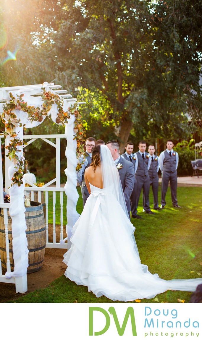 Flower Farm Inn Wedding Ceremony Photograph Flower Farm Inn Wedding