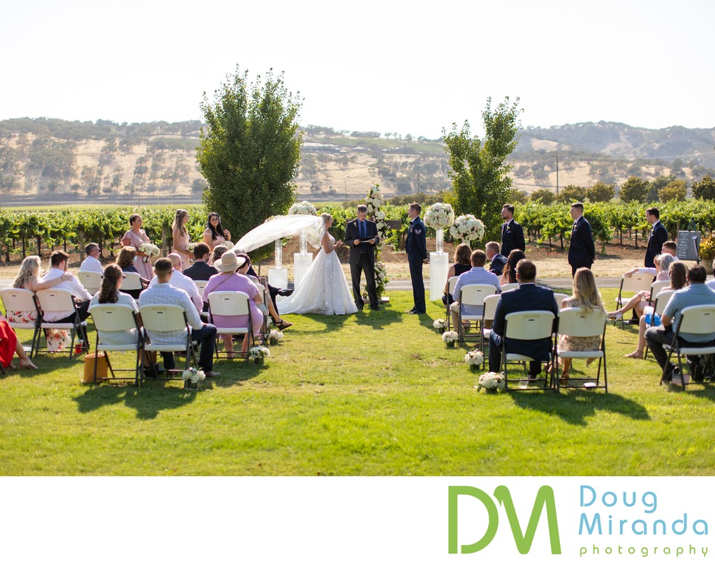 Suisun Valley Inn Wedding Ceremony