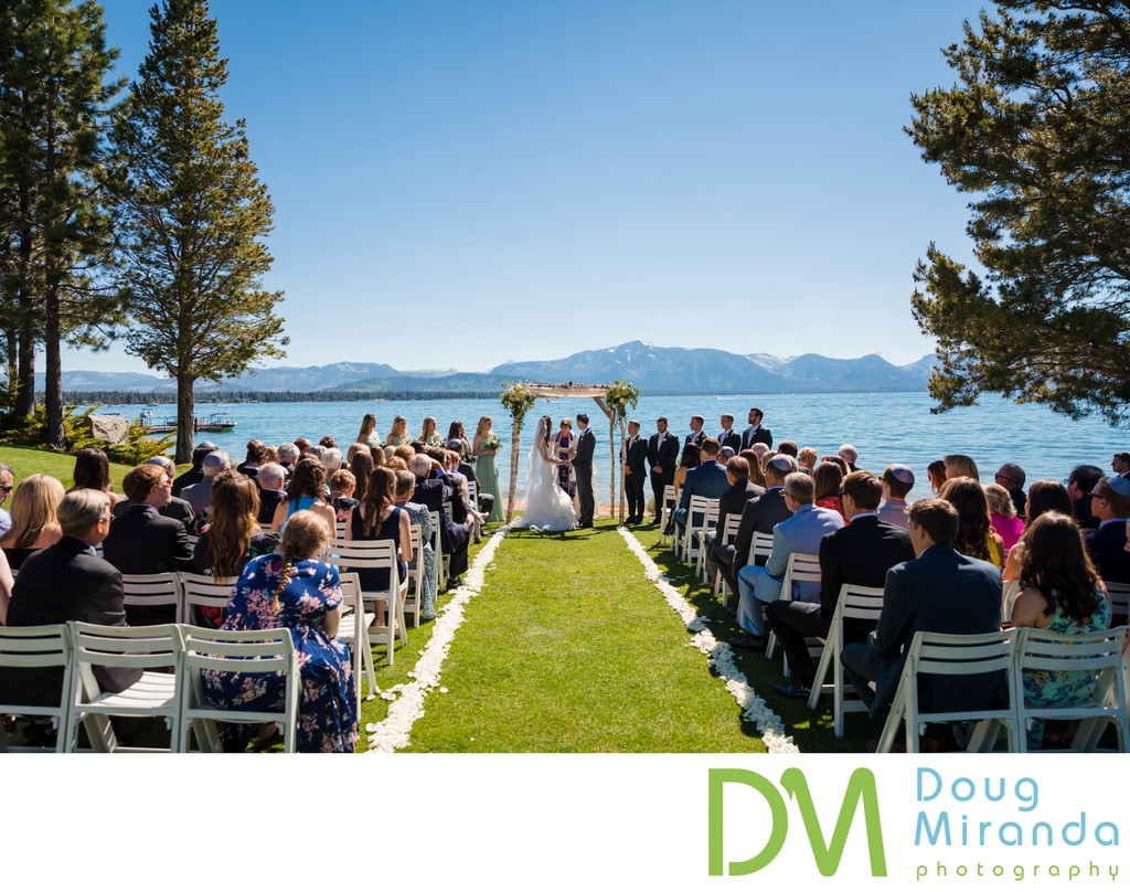 Edgewood Tahoe Wedding Ceremony Photography