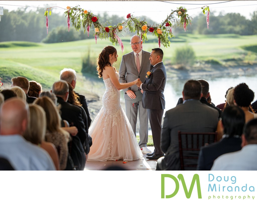 Morgan Creek Golf Club Wedding Ceremony Photography