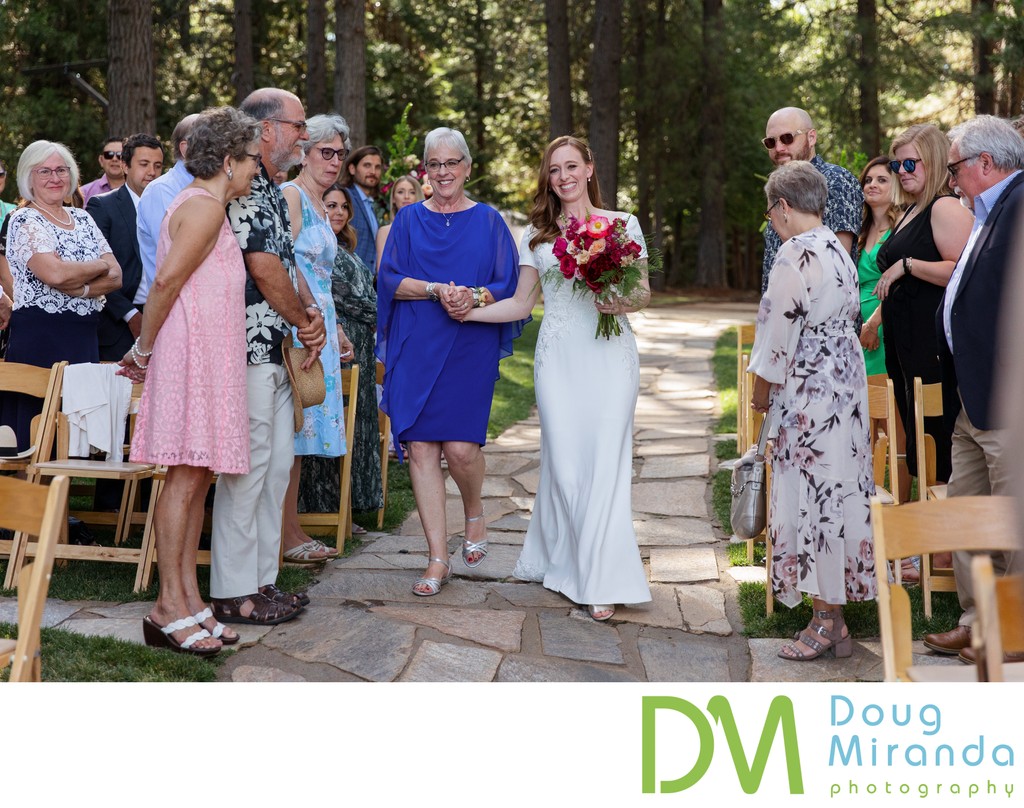 Forest House Lodge Wedding Ceremony Processional