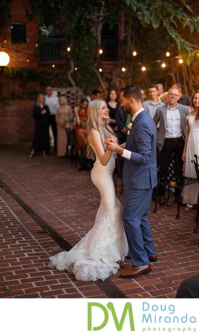 Firehouse Restaurant Wedding First Dance Photo