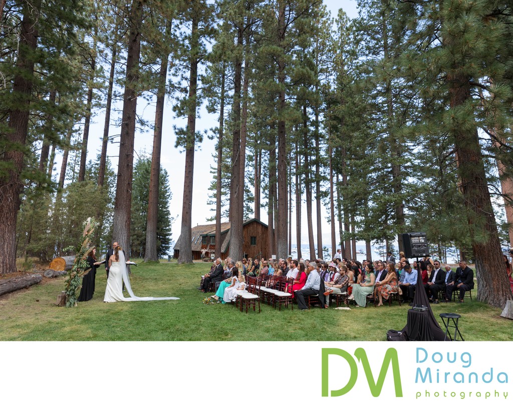 Valhalla Tahoe Outdoor Wedding Ceremony