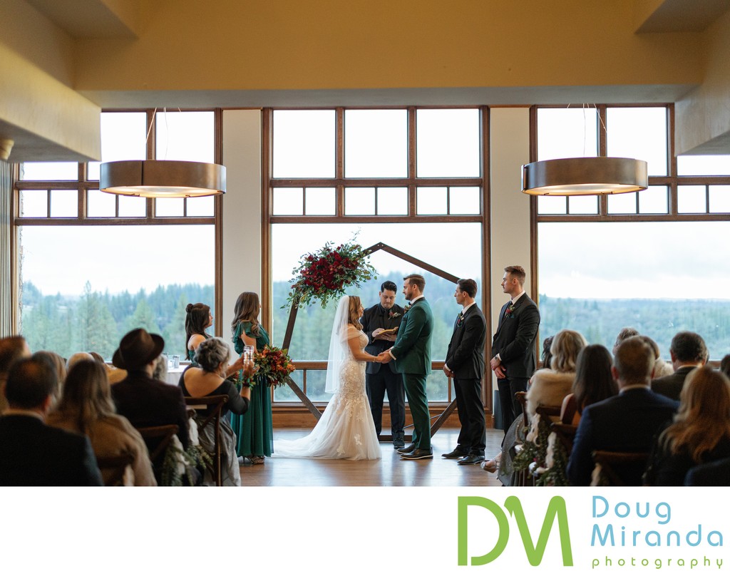 Winchester Estate Indoor Wedding Ceremony