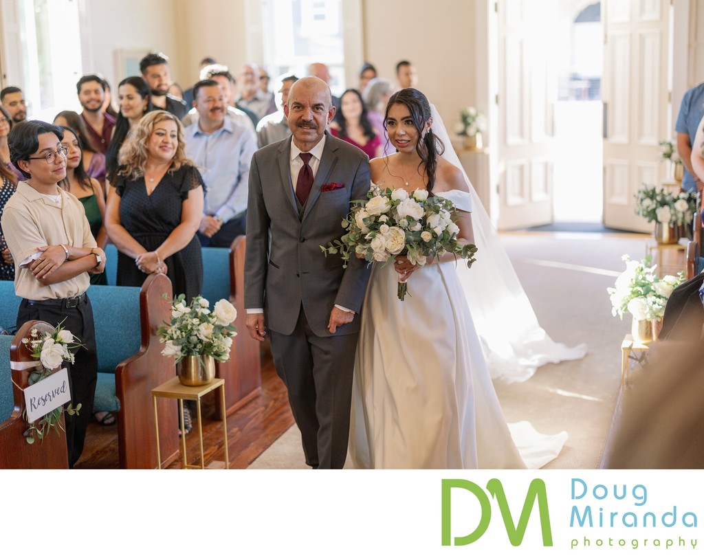 Old St. Mary’s Chapel Wedding Ceremony