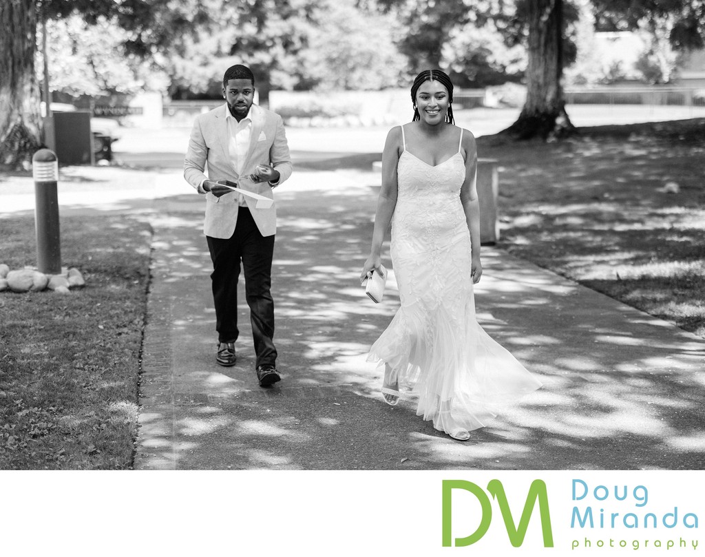 Sacramento County Clerk Wedding Candid Photo